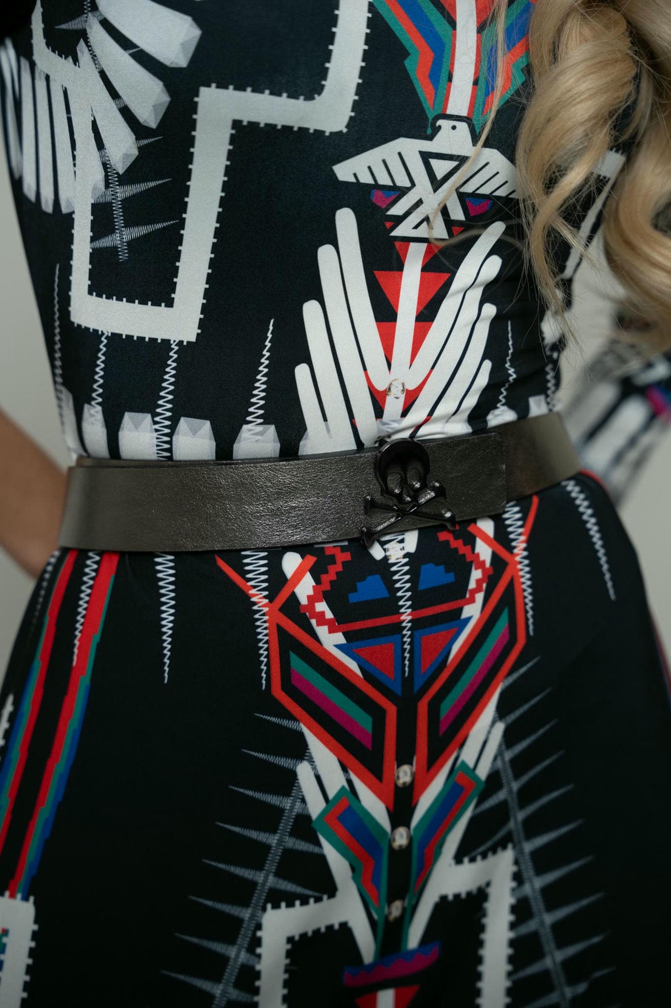 Celestial Nomad Maxi Satin Dress