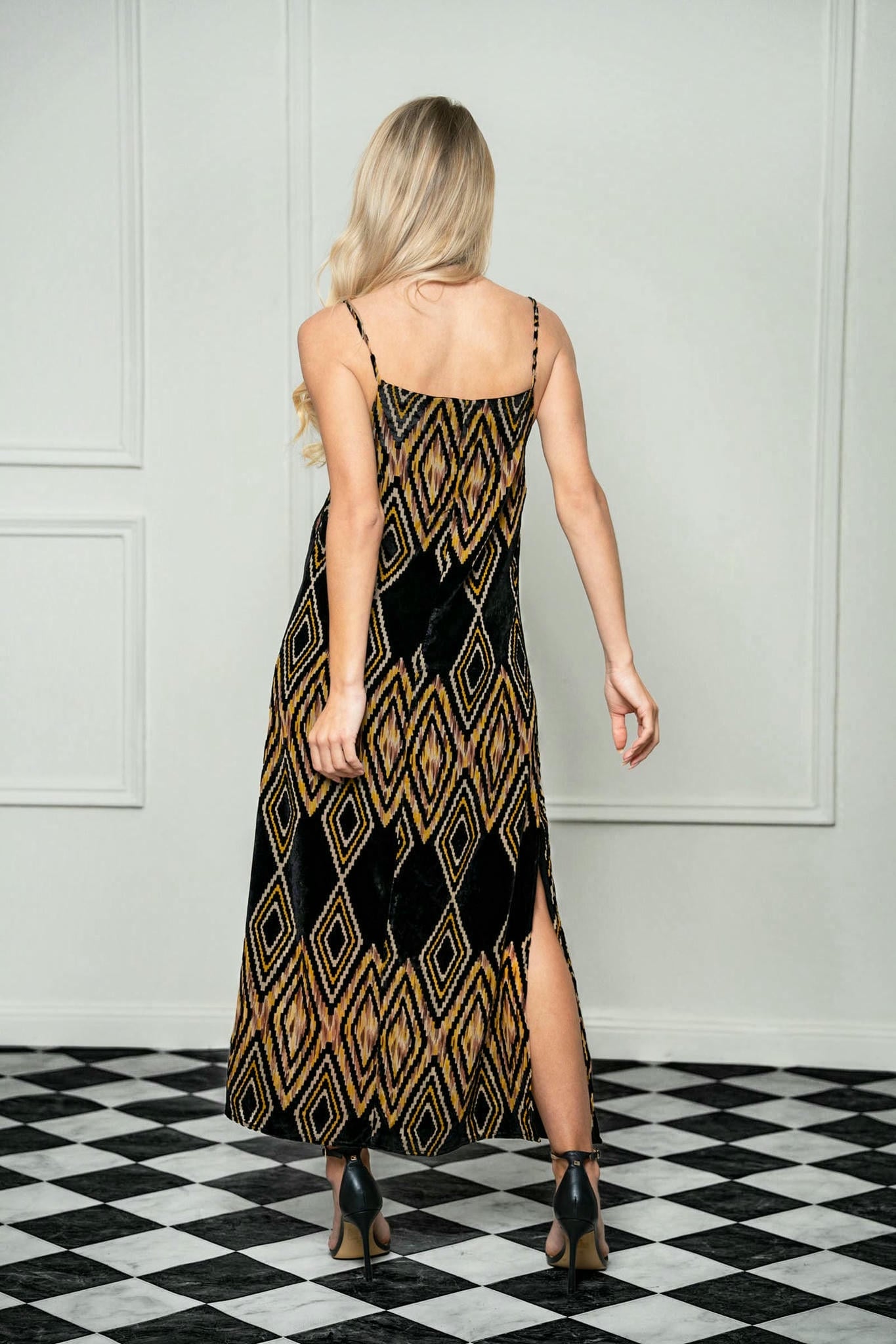 Endless Allure Velvet Slip Dress