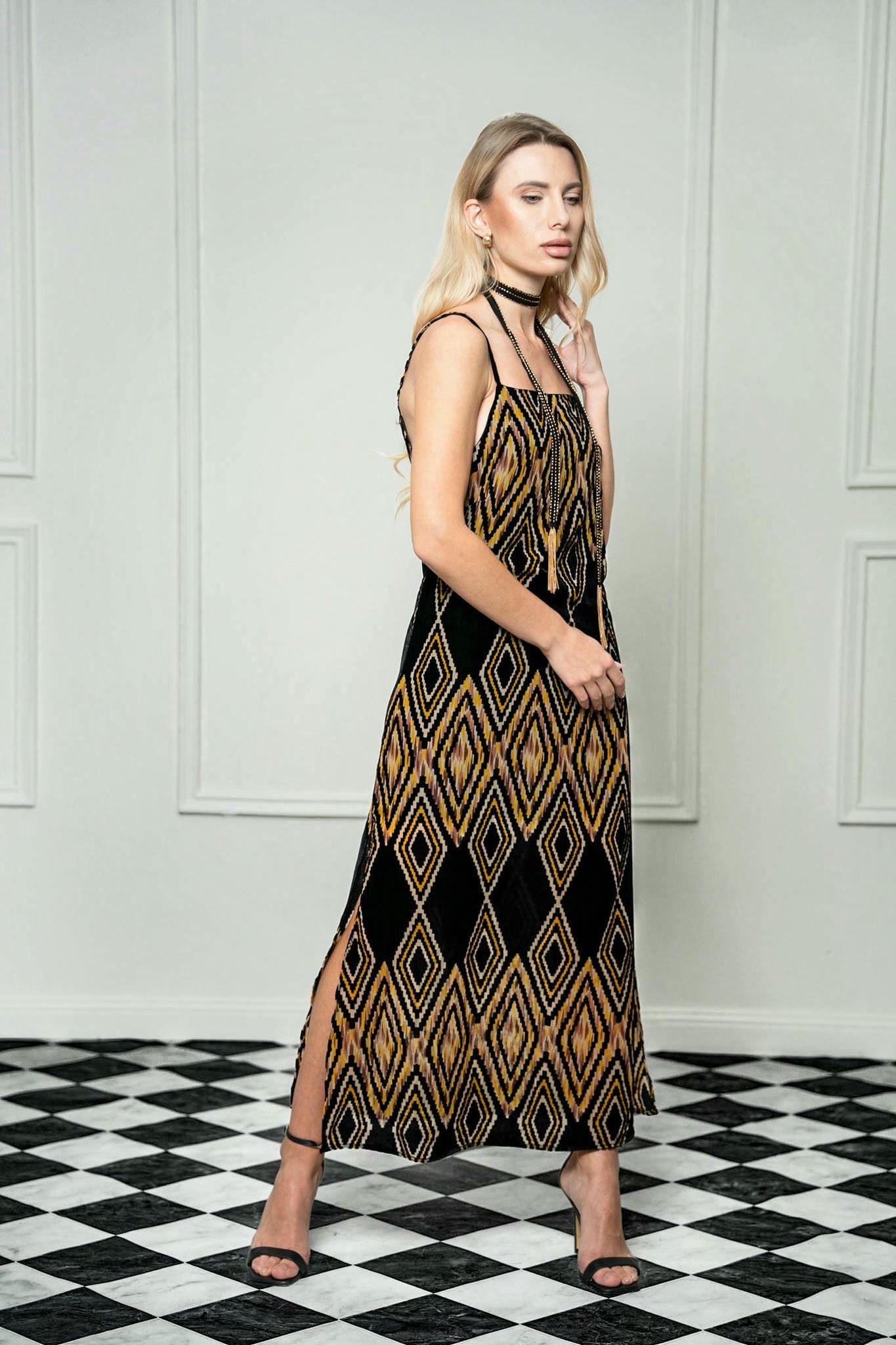 Endless Allure Velvet Slip Dress