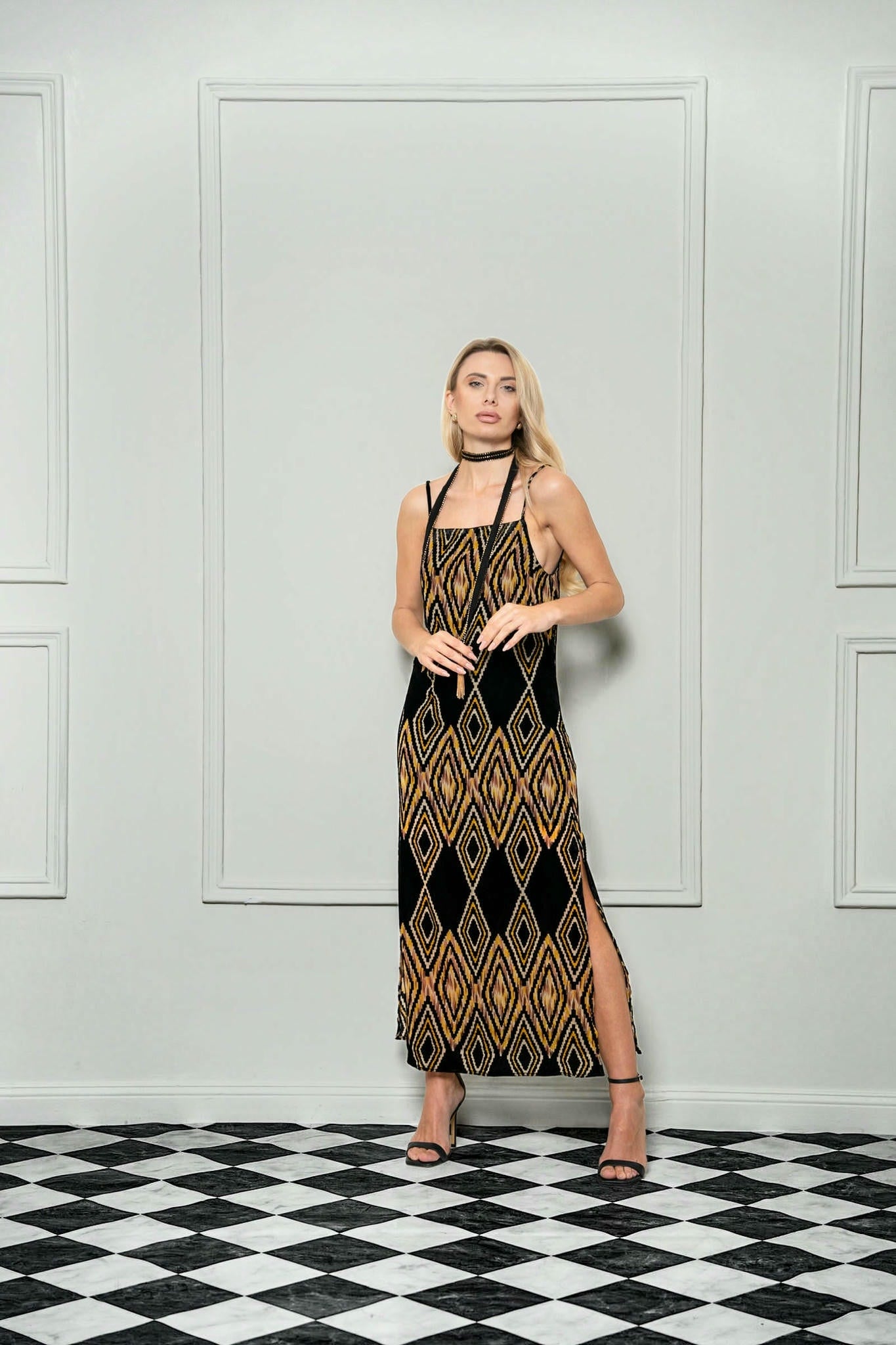 Endless Allure Velvet Slip Dress