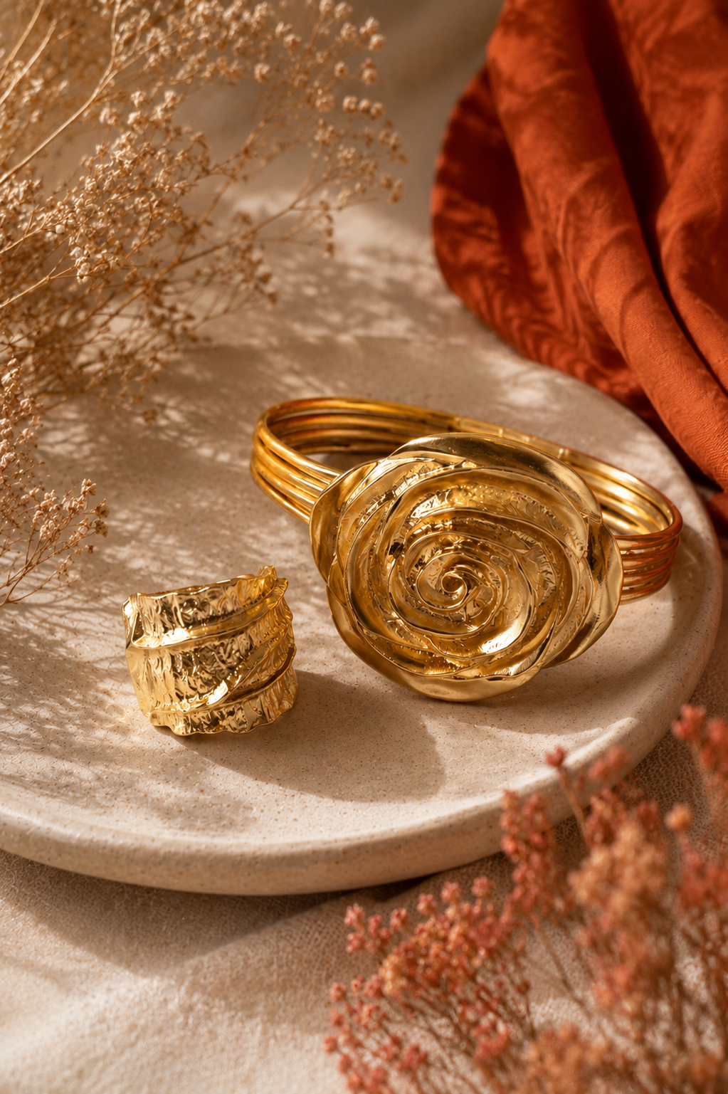 Golden Rose Set