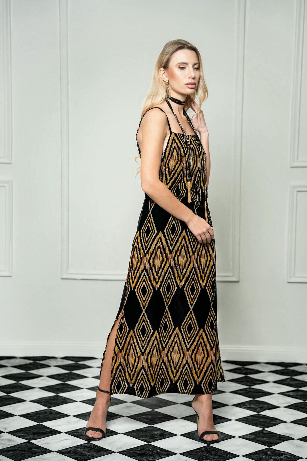 Endless Allure Velvet Slip Dress